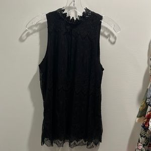 Elegant, classy, lace tank. Size small